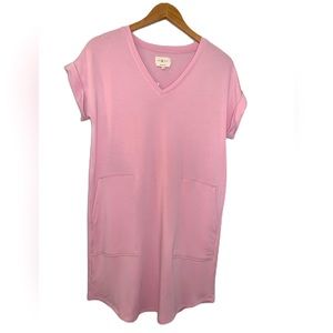 Lou & Grey Loft Pink Signature Soft Lounge Dress Size XS
